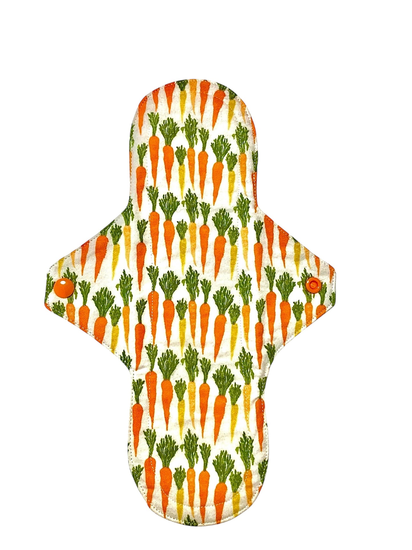 12 Inch Handmade Reusable Pad, carrots