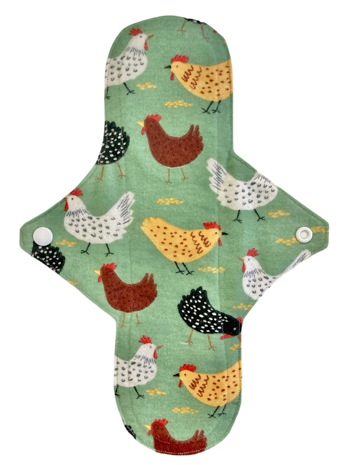 12 Inch Handmade Reusable Pad, Chickens