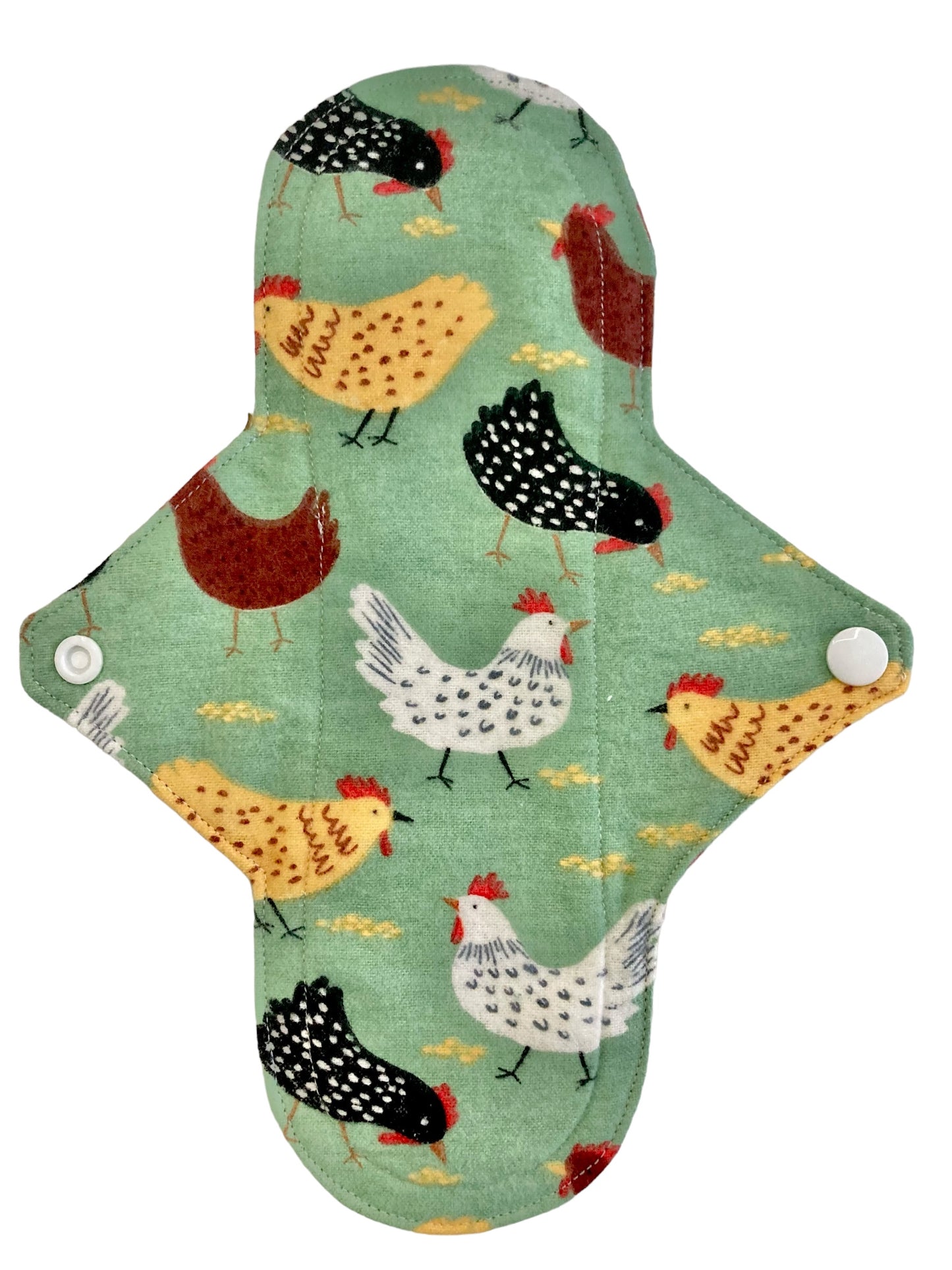 10 Inch Handmade Reusable Pad, Chickens