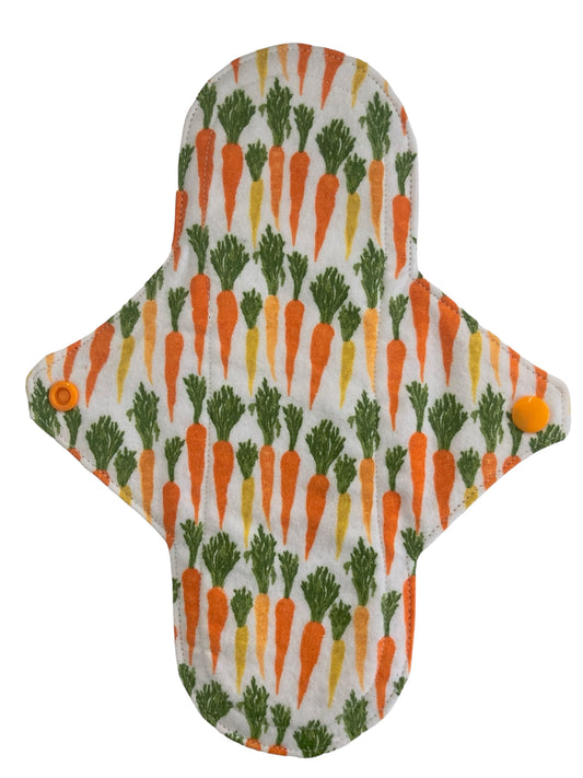 10 Inch Handmade Reusable Pad, Carrots